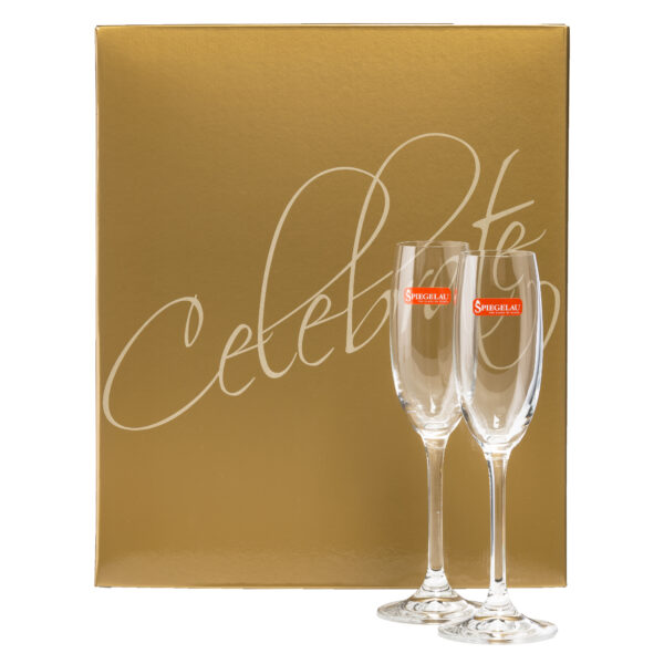 Sparkling Gift Box With Champagne Flutes 3