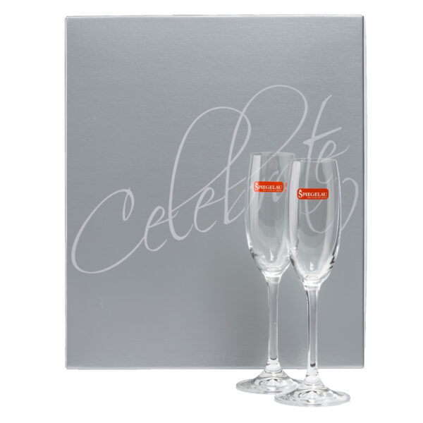 Sparkling Gift Box With Champagne Flutes 2
