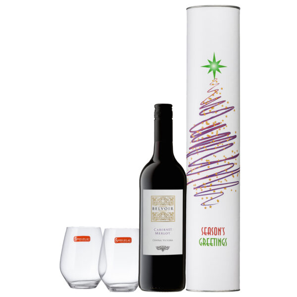 Belvoir Wines - Seasons Greeting Cylinder Gift Set 2