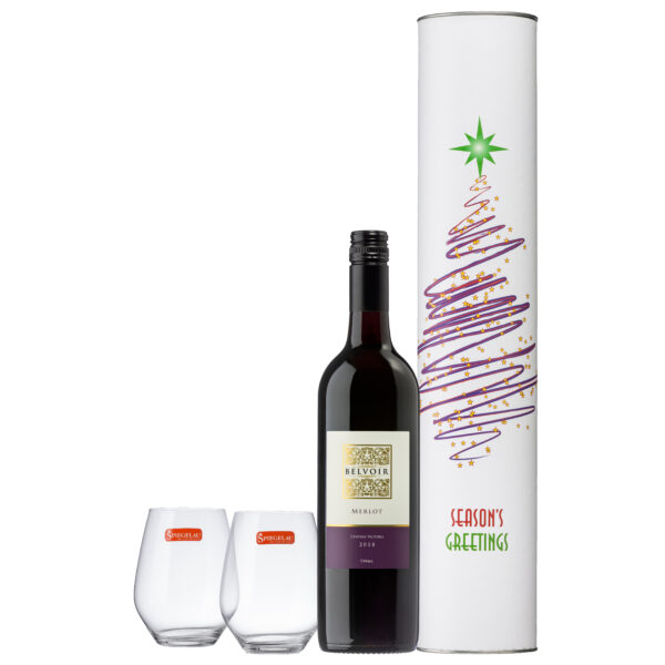 Belvoir Wines - Seasons Greeting Cylinder Gift Set 4